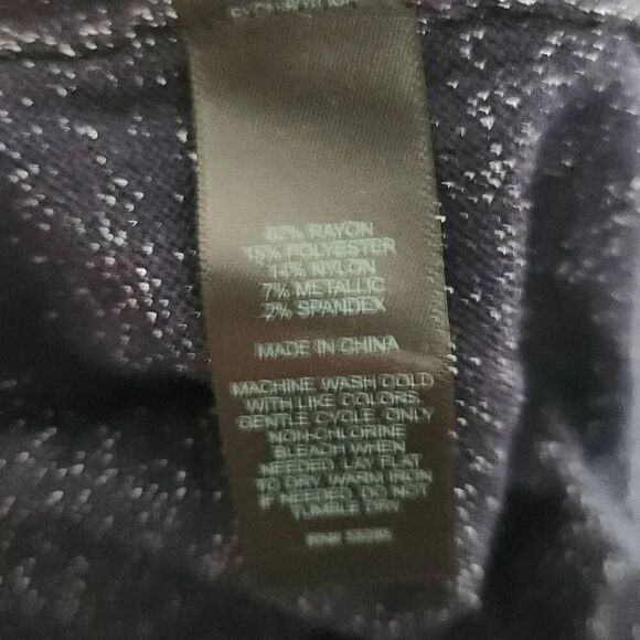 Express Women's Size Large Navy Sparkle Shoulder Cutout Mini Dress - Picture 4 of 8